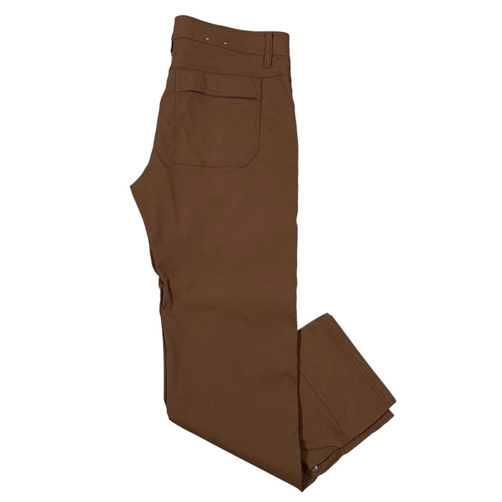 Prana Stretch Zion Pants Mens 34x28.5 Cargo Nylon Straight Fit Sepia Hiking